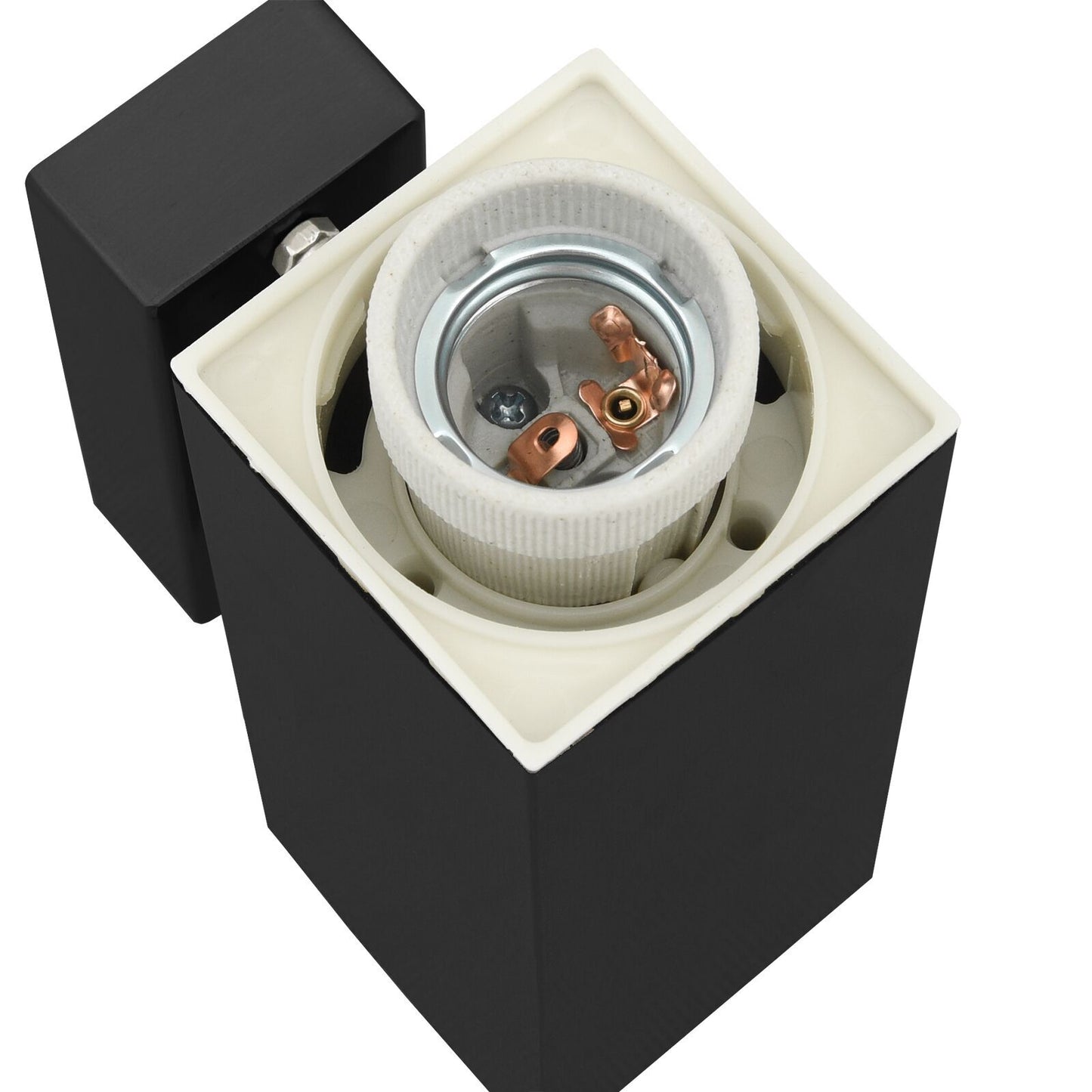 Black Stainless Steel Outdoor Wall Light with Motion Sensor