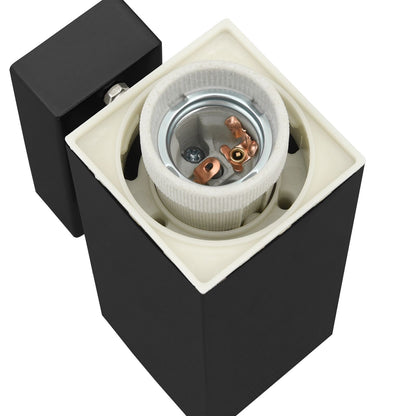 Black Stainless Steel Outdoor Wall Light with Motion Sensor