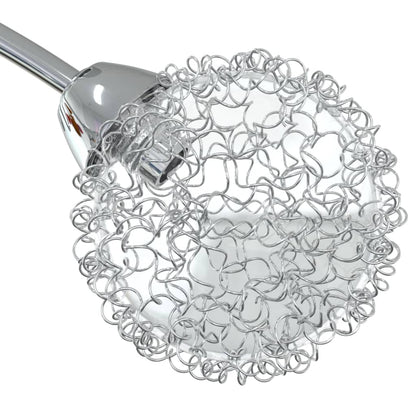 Ceiling Lamp with Glass & Mesh Shades